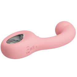 Pretty Love - Vibrateur Point G + Stimulateur De Clitoris Erynnyes 10 Vibrations Rose